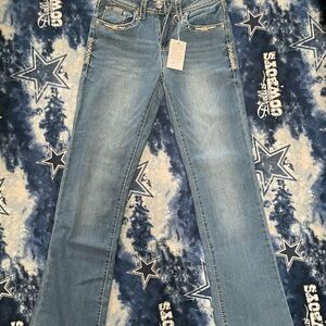 Women's Classic Blue Flare Jeans